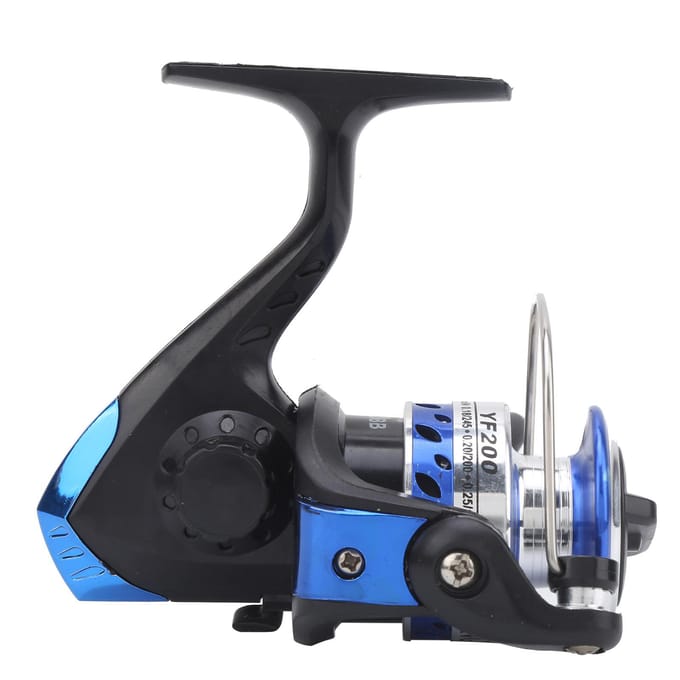 Moulinet tournant interchangeable GaucheDroite 2 Roulements 5.2:Moulinet de pêche à 1 rapport de démultiplication black