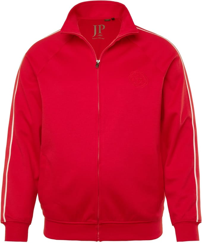 JP 1880 - Heren - Trainingsjasje opstaande kraag rits - Salsa - Maat L