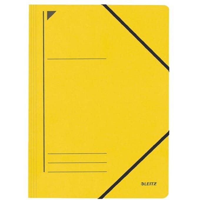 LEITZ® hoekmap, DIN A4, elastische sluiting, geel