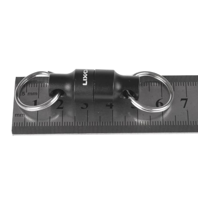Lixada 2 stuks Vliegvissen Magnetische Net Release Houder Keeper Magneet Clip Landing Net Connector 2pcs clips black
