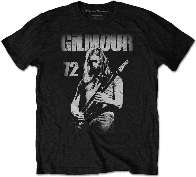 David Gilmour - 72 Heren T-shirt - 3XL - Zwart