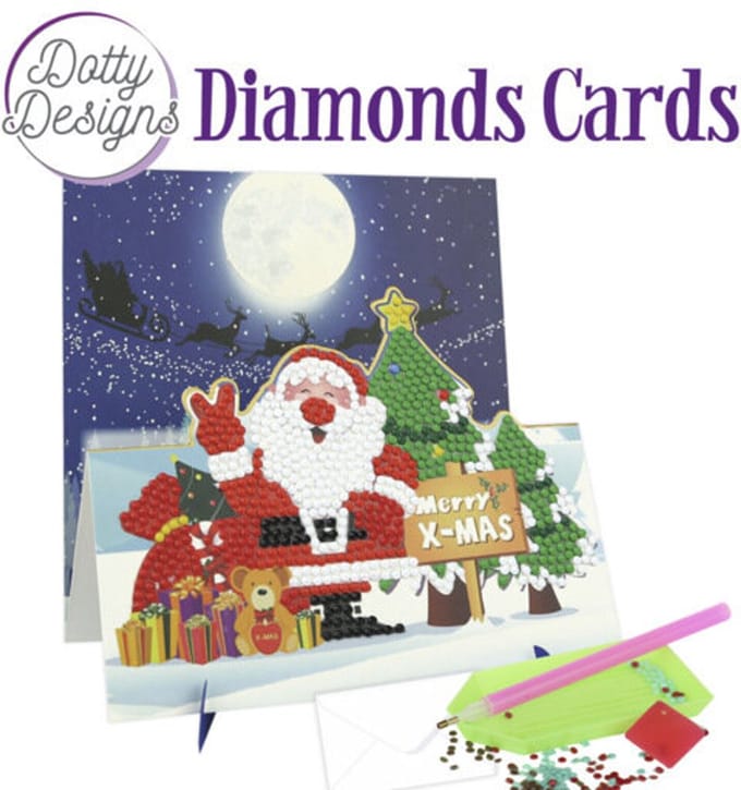 Diamond Painting Dotty Design Diamonds Cards |Merry X-mas