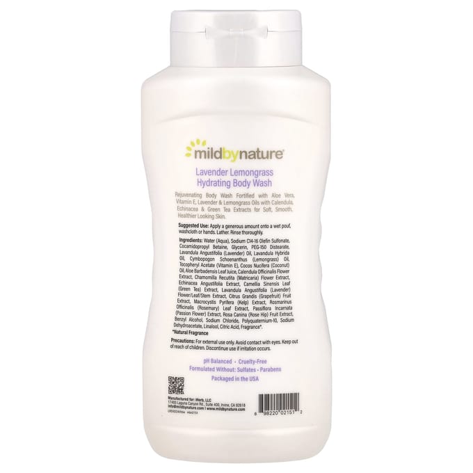 Hydraterende Douchegel, Lavendel Citroengras, 473 ml (16 fl oz) white