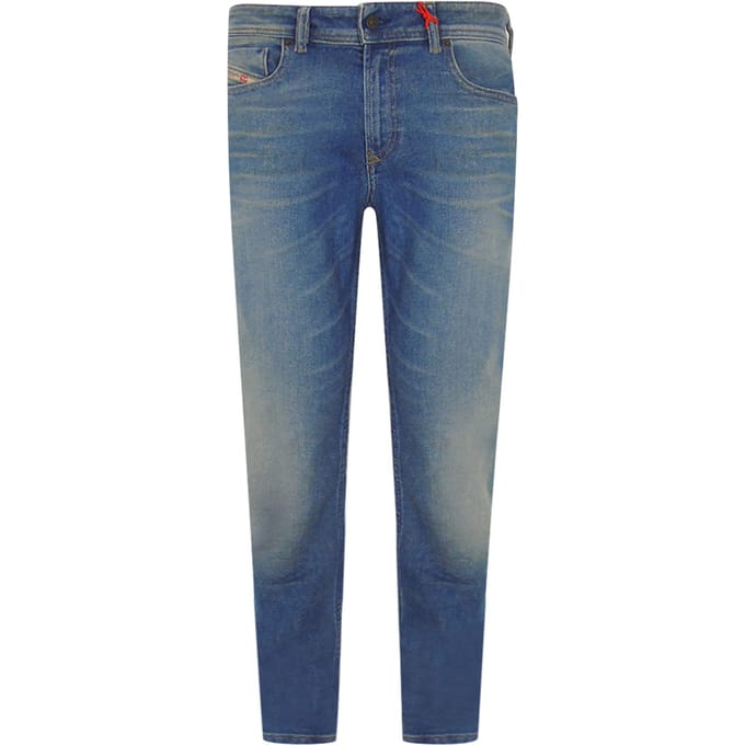 Diesel 1979 Sleenker Blauwe Denim Jeans