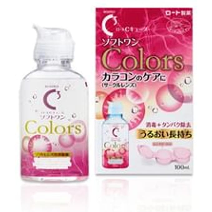 Rohto Mentholatum - Cube Soft One Colors Multi-Purpose Contact Lens Solution 100ml
