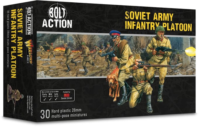 Soviet Army Infantry Platoon (Bolt Action nieuw)