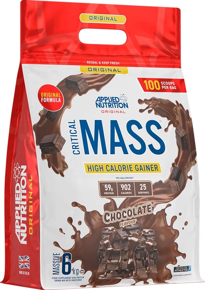 Mass Gainer - Original Critical Mass - Applied Nutrition - 6000 g Chocolade