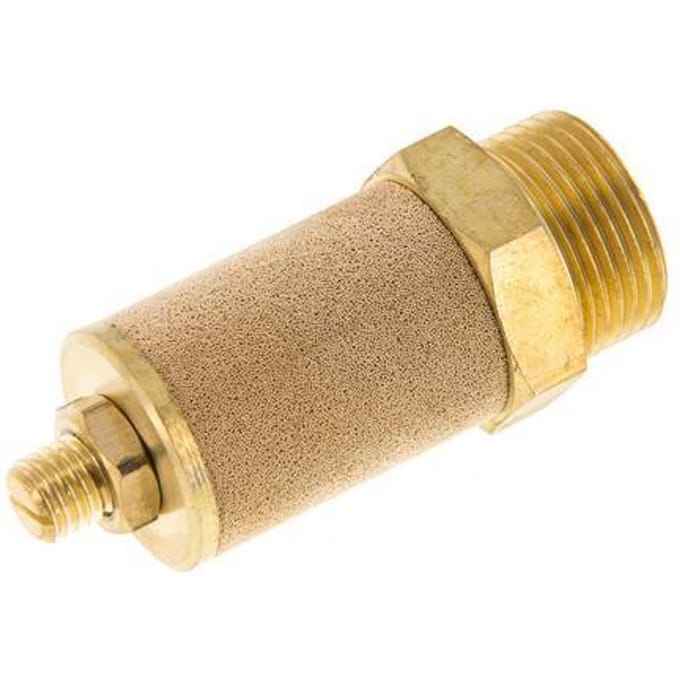 G3/4'' Messing Smoorgeluiddemper Met Borgmoer