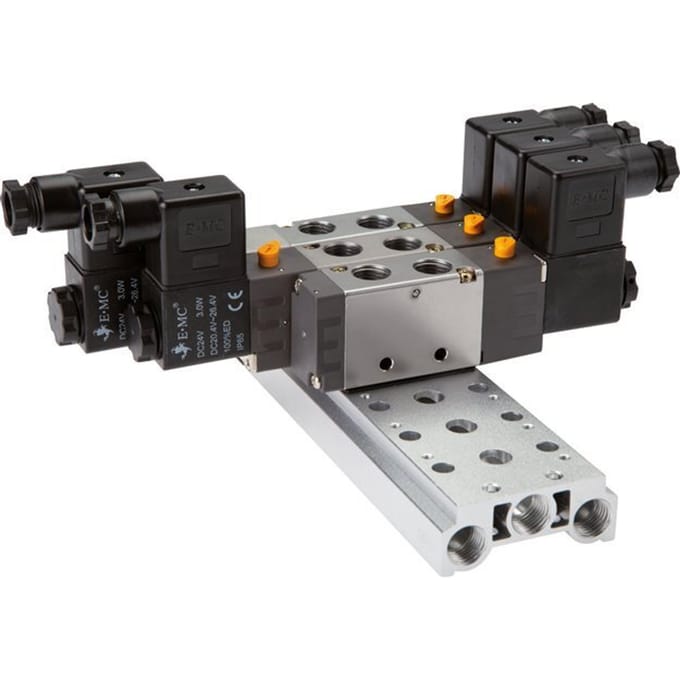 Manifold 2-Stations E.MC 5/2 5/3-weg