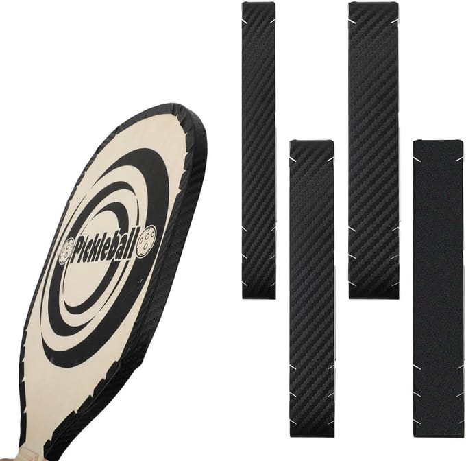 4 Stuks Paddle Randbescherming voor Pickleball, Diverse Breedtes