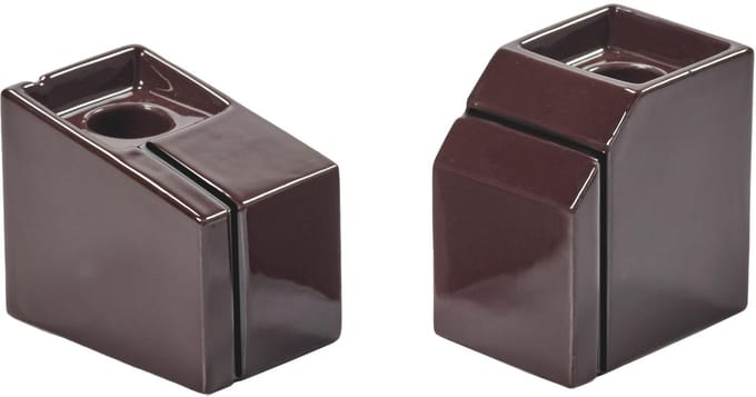Serax Silos Kandelaar Set Van 2 Burgundy