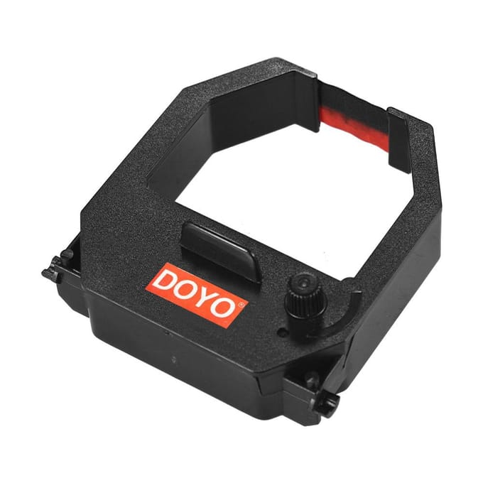 Tijdklok Lint Cassette Rood Zwart Inktkleuren voor Kantoor Elektronische Tijdklok Recorder Machine zwart