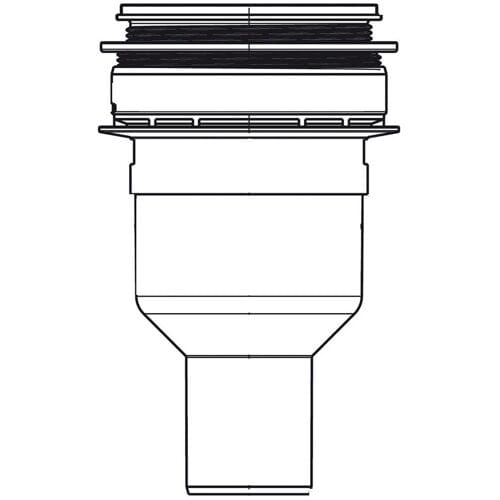 Repabad floor drain DN 50 vertical Art. 24115 bei MEGABAD