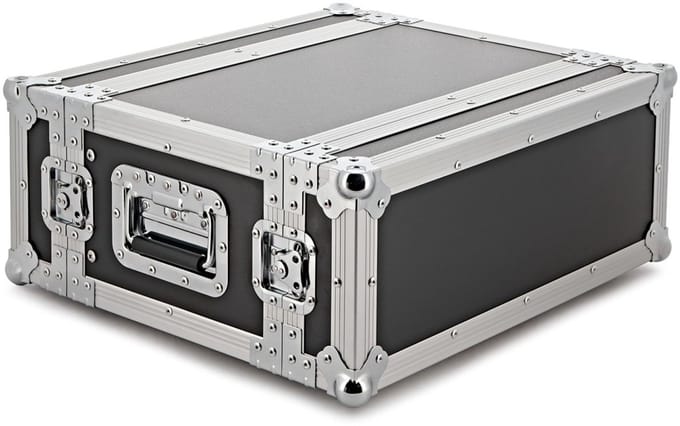 Trojan Pro 4U Heavy-Duty Shallow Rack Flight Case