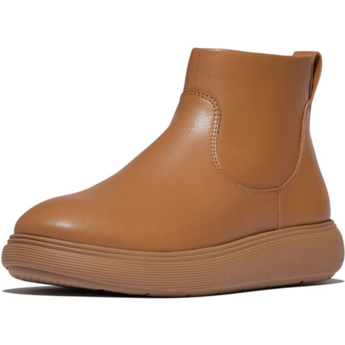 FitFlop FitFlop IQ-Comff Leather Zip Ankle Boots BRUIN - Maat 42
