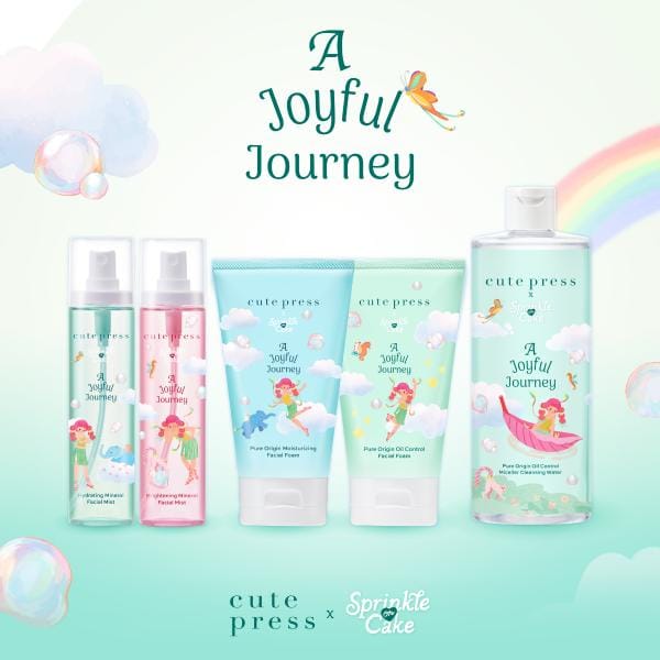 Cute Press A Joyful Journey Hydrating Mineral Facial Mist 100 ml. 100 ml. white