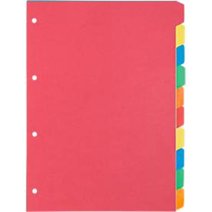 Kartonnen index Schäfer Shop Select, set van 1, 4 perforaties, 160 g/m² gerecycled karton, 10 stuks