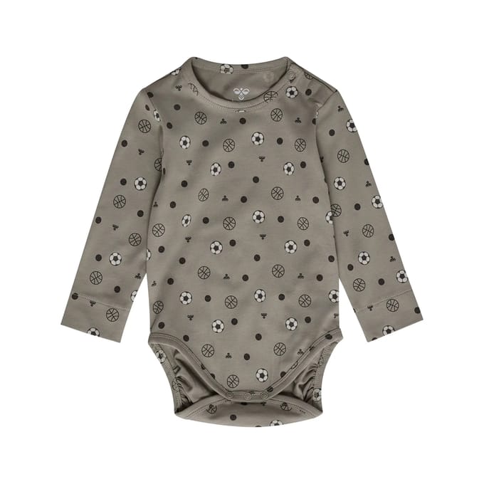 Baby romper met lange mouwen Hummel imprimé
