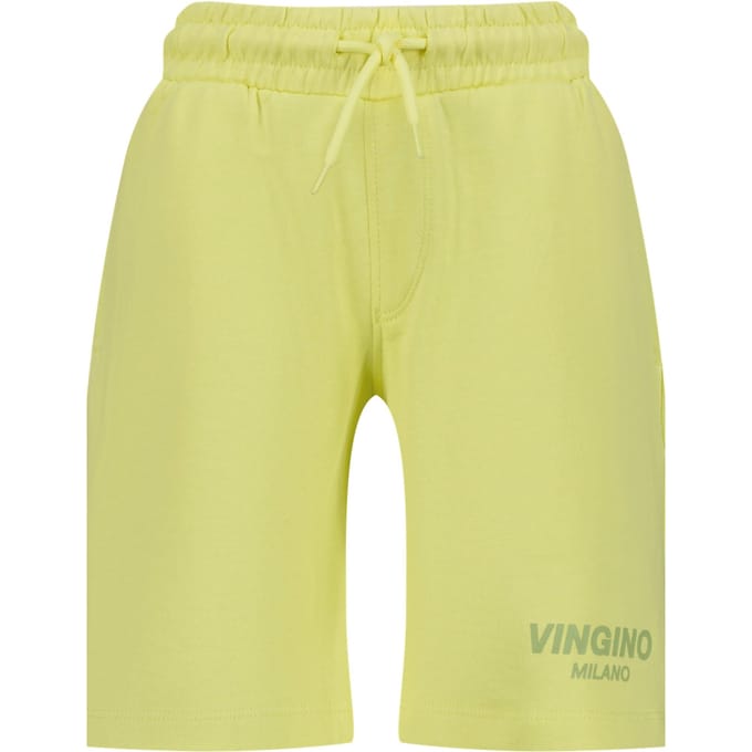Vingino Boys Basic-short Short Pale Lime Yellow Taglia: 2 | Pantaloni Outlet | kids | Verde