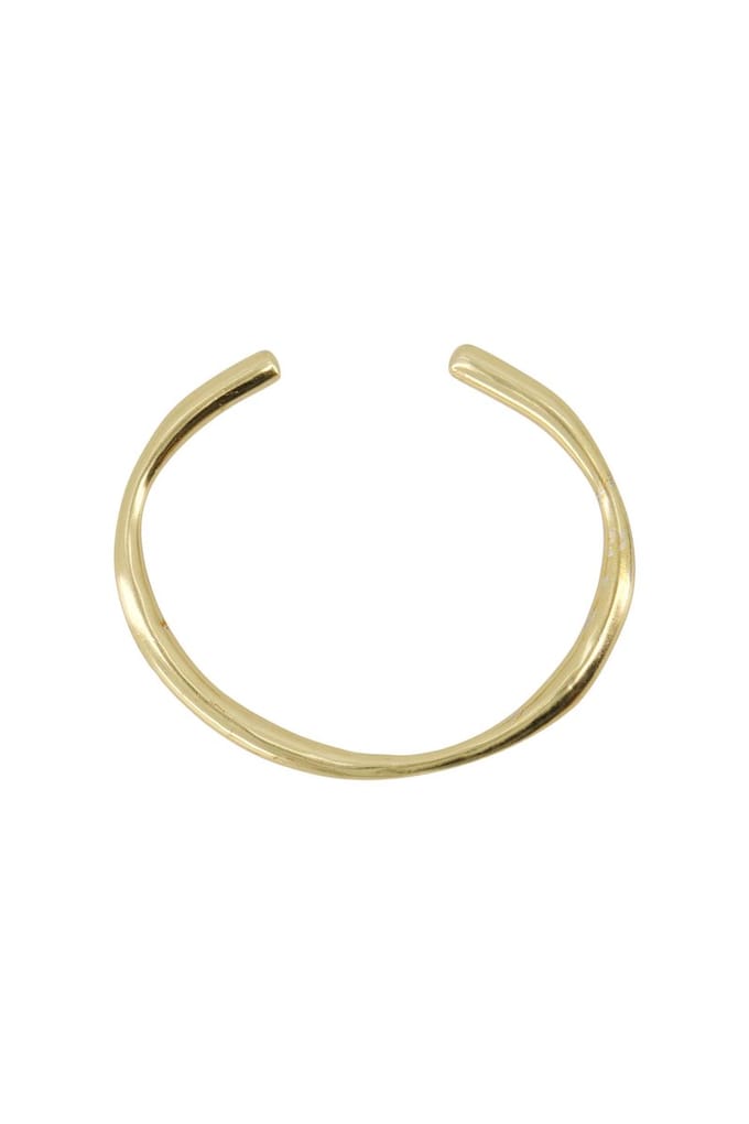 Zusss Armband Bangle Chunky Plated Brass Gold
