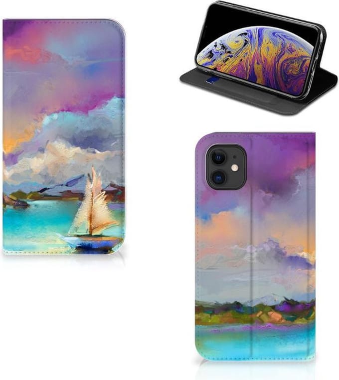 Book Case voor Bookcase Apple iPhone 11 Boat