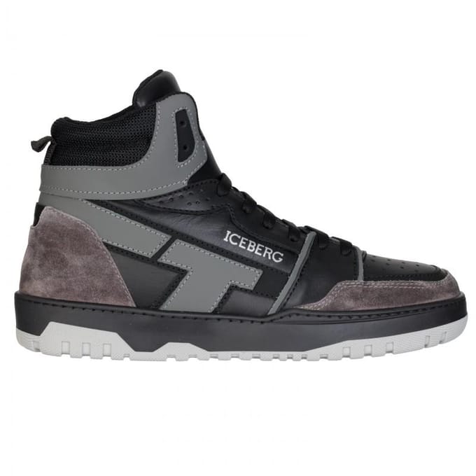 Iceberg hoge top Italiaanse sneakers nieuw - Maat: 43 gray
