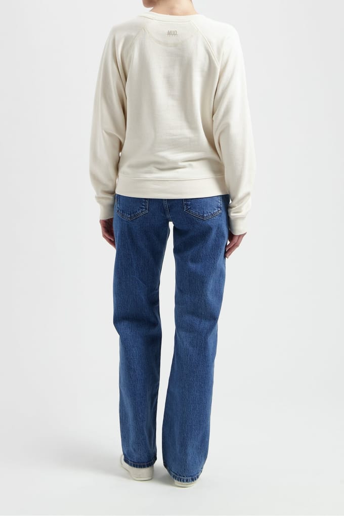 Mud Jeans Clara Sweatshirt Natural Taglia: M | Maglie a manica lunga Outlet | Donna