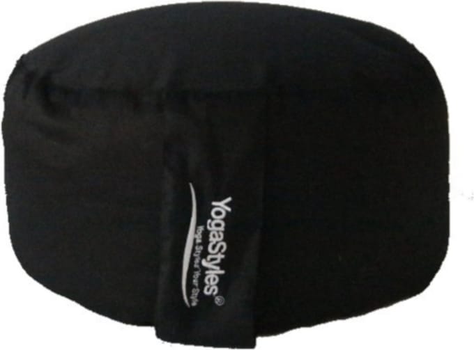 YogaStyles Meditatiekussen Comfort Zwart 12cm
