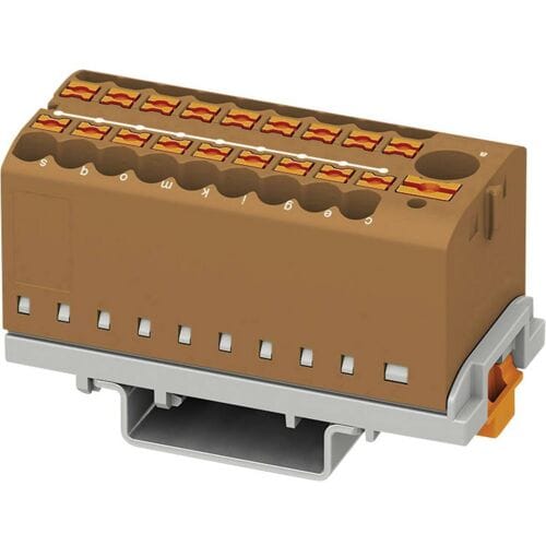 Phoenix Contact 3273120 Verdeelblok 28.6 mm Spanveer Bruin 8 stuk(s)