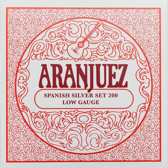 Aranjuez 200 Spanish Silver Klassieke/Flamenco Snaren - Lage Spanning