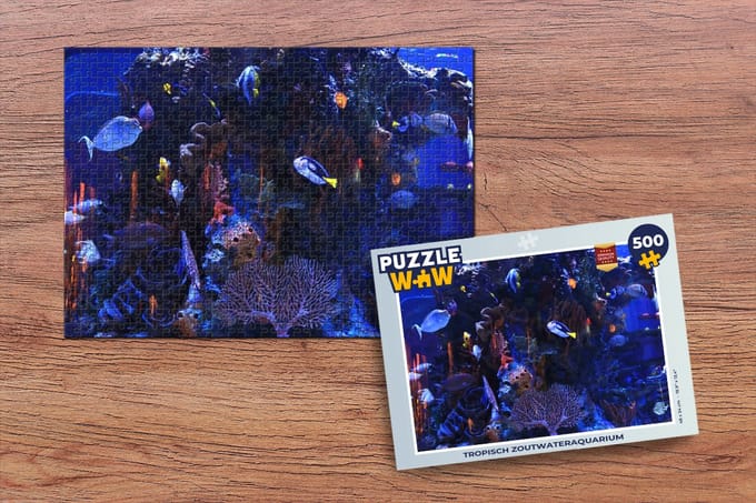 Puzzel Tropisch zoutwateraquarium - Legpuzzel - Puzzel 500 stukjes