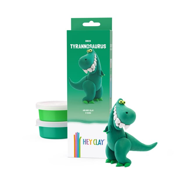 Klei Hey Clay dinos set à 3 delen