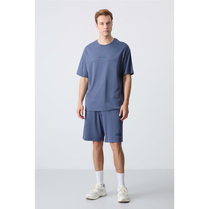 Heren Oversized T-Shirt en Short Set
