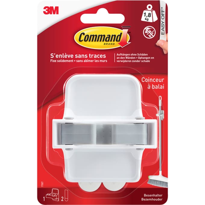 3M Command Bezemhouder voor stelen tot 25 mm diameter