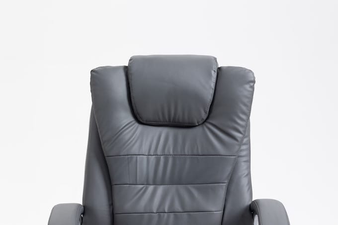 Verwarmde massage bureaustoel YK7304 grijs