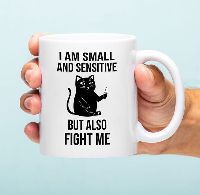Ditverzinjeniet.nl Mok I'm Small and Sensitive