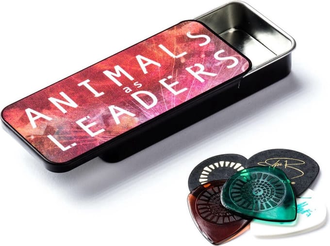 Dunlop Animals as Leaders opbergblikje met plectrums