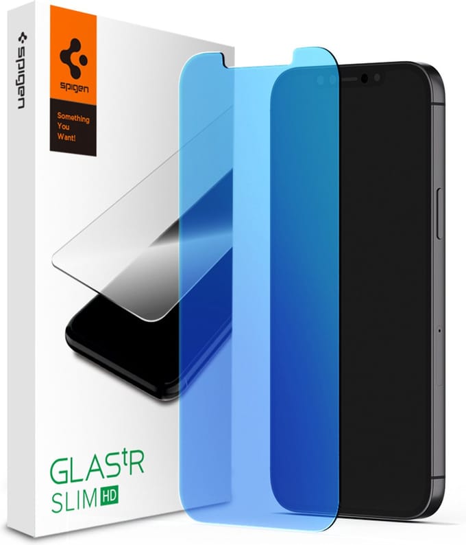 Spigen iPhone 12 Mini Screen Protector Anti-Blue Light Tempered Glass