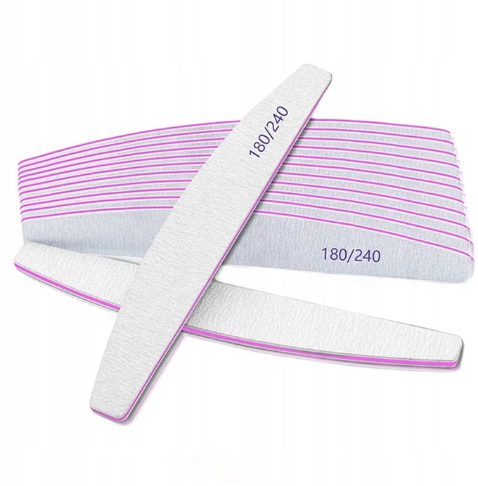 10x Nagelvijl Boot Vorm 180/240 Grit - Professionele manicure en pedicure