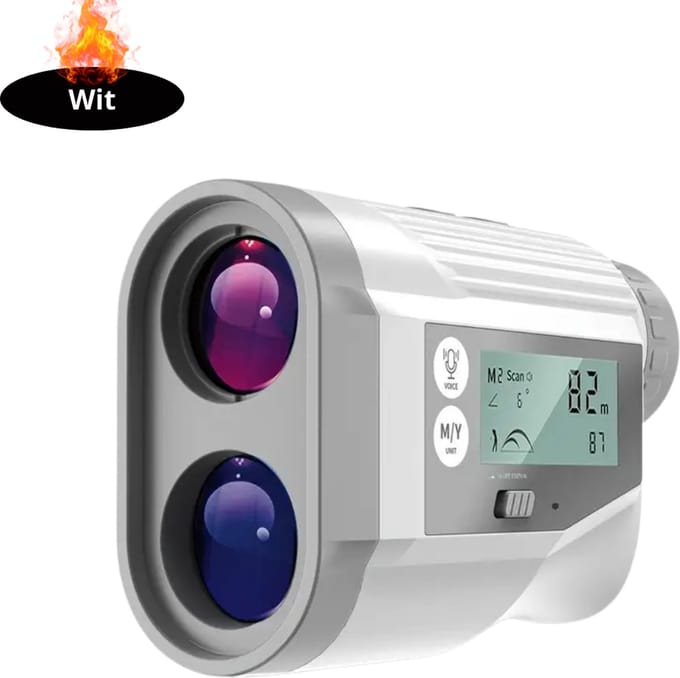 Livano Afstandsmeter - Laser - Afstandmeter - Rangefinder - Digitaal - Golf - 600Y- Wit