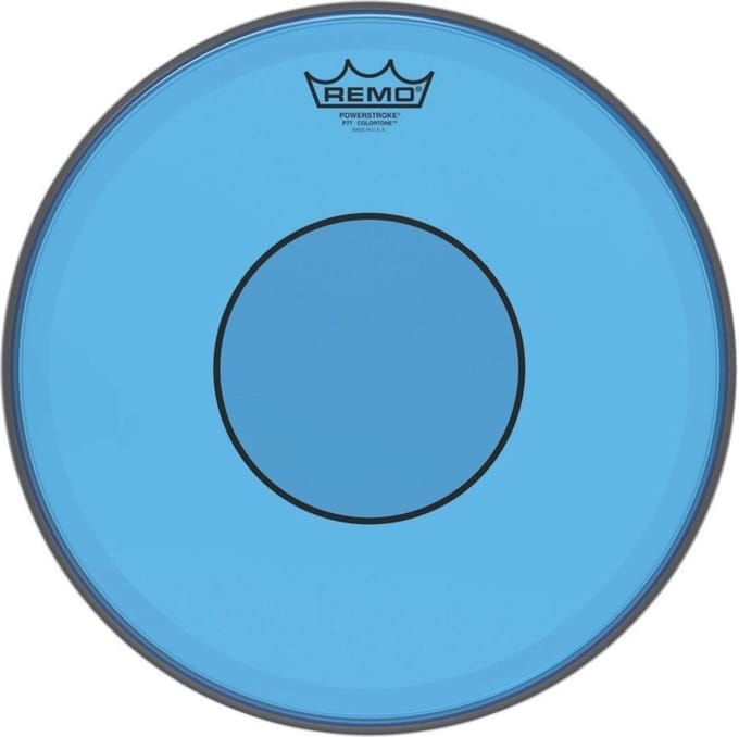 Remo Powerstroke 77 Colortone 14" Blau - Snare drumvel