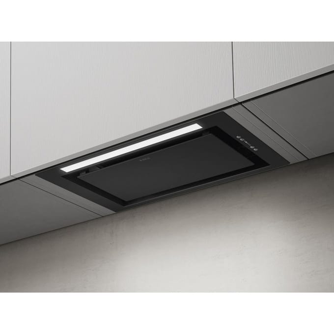 Elica Lane BL/A/52 Inbouwkeukenkap, Zwart zwart