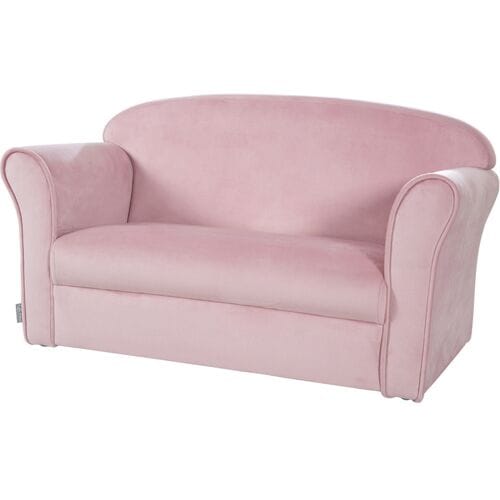Roba Kinderbank Lil Sofa Junior 38 X 78 X 43 Cm Fluweel Roze