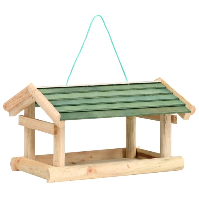 vidaXL - Vogelvoeder - 35x29,5x21 - cm - massief - hout