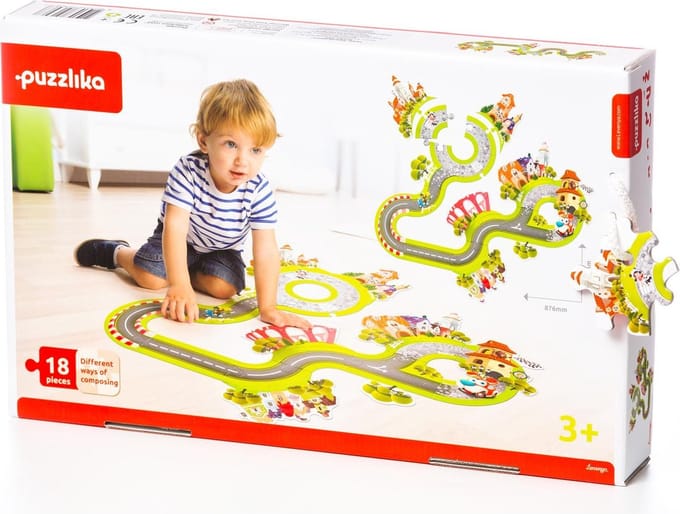 Puzzel Puzzlika Mijn Stad - 18 stukjes - Legpuzzel Puzzlika