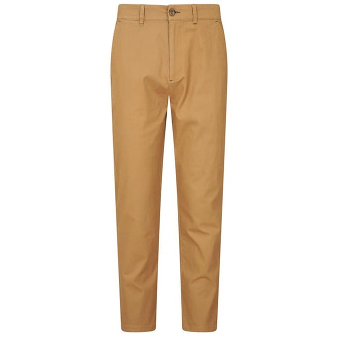 Mountain Warehouse Heren Woods Organic Cotton Chino (Tan)