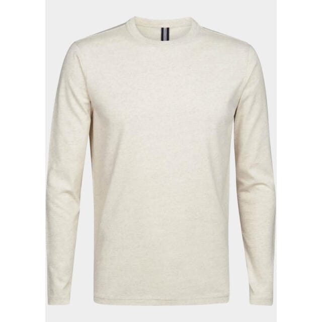 Profuomo Longsleeve T-Shirt Ecru - Maat S - Heren - Casual T-shirts