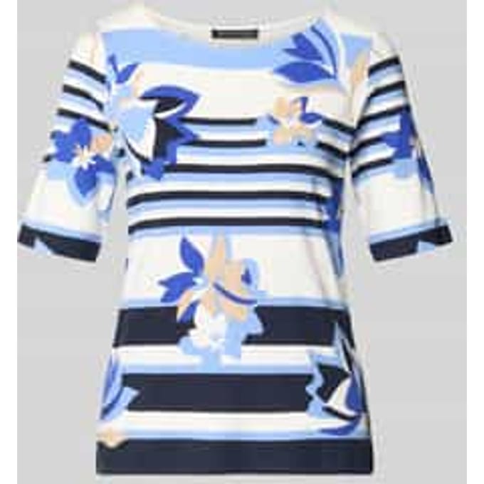 T-shirt van Viscosemix met ronde hals