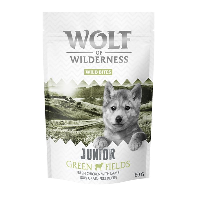 180g Wild Bites Junior Wolf of Wilderness Hondensnacks