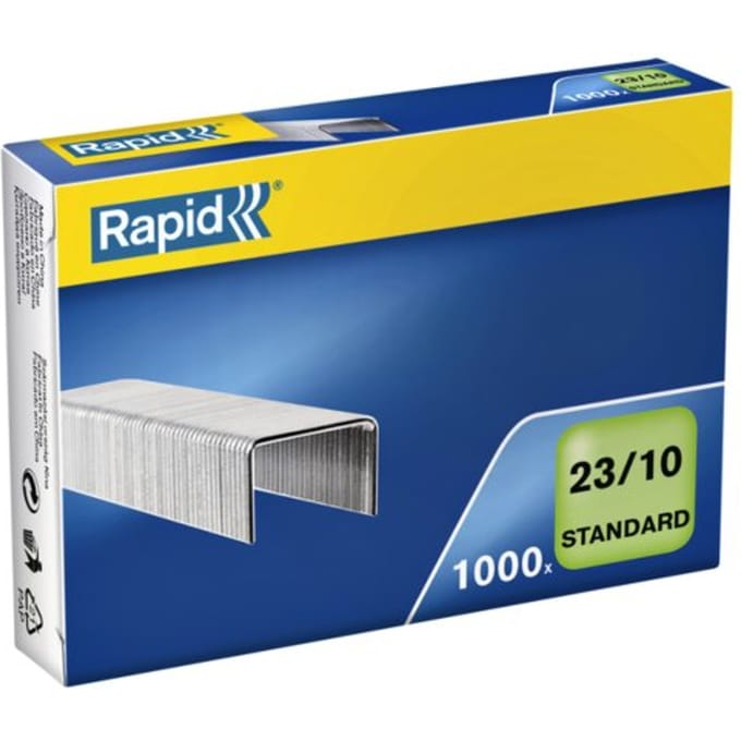Nieten Rapid 23/10 gegalvaniseerd standaard 1000 stuks